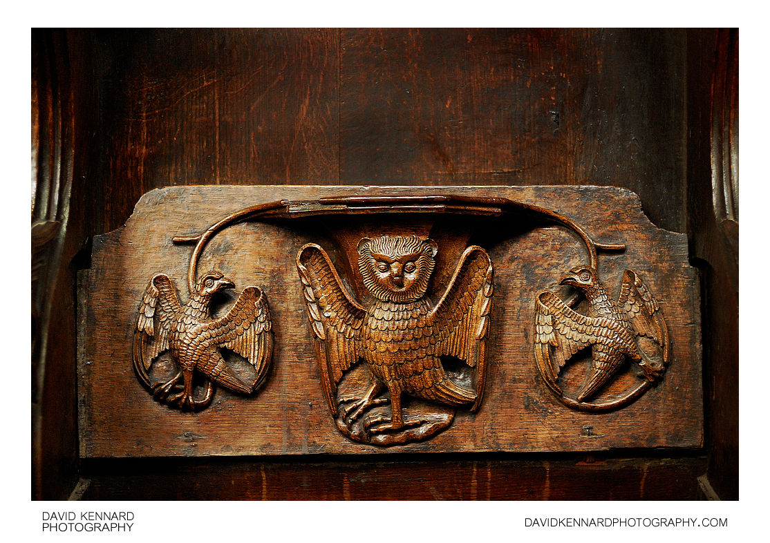 Misericord carving