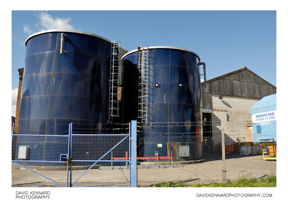 Storage tanks at JELD-WEN, Melton Mowbray