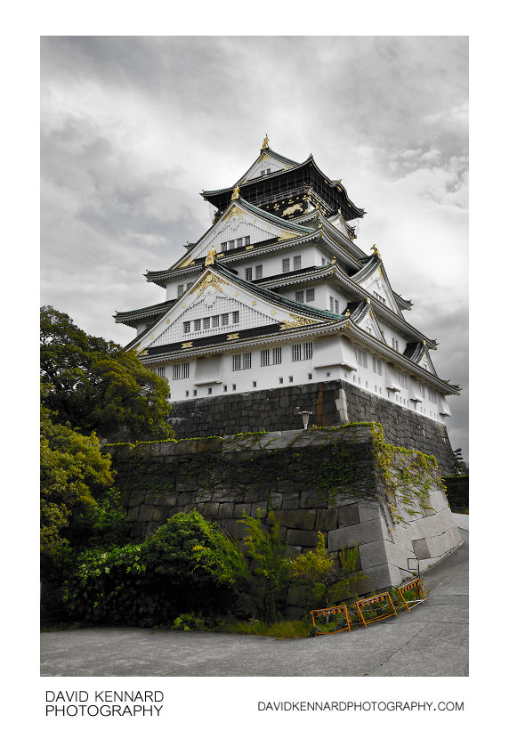 North face of Osaka Castle Tenshukaku