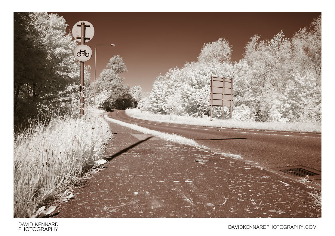 Dingley Road in Infrared