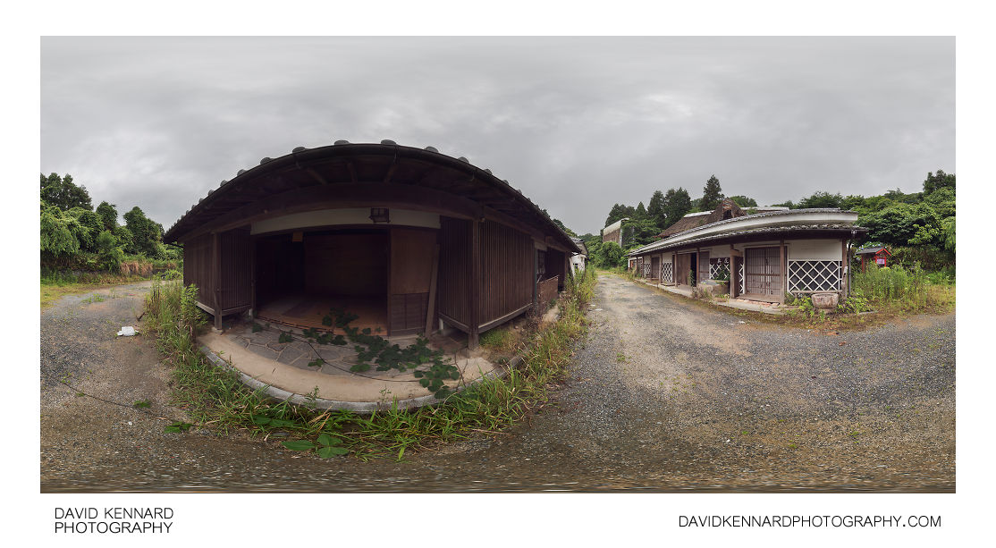 Workshop buildings at abandoned Fukuoka History Town