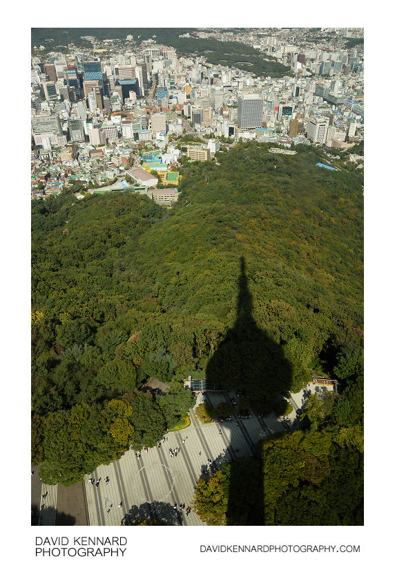 N Seoul Tower Shadow