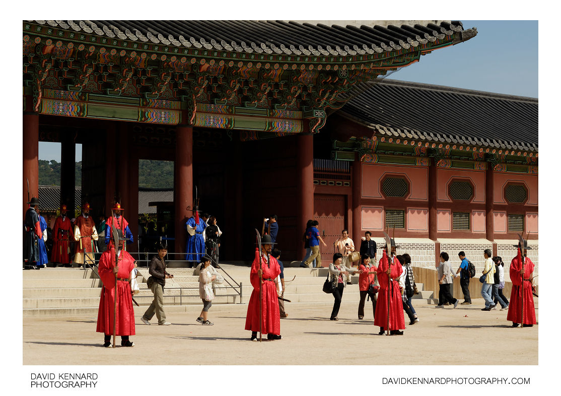 Guards outside Heungnyemun Gate