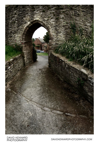 Doorway in Ludlow Castle Wall