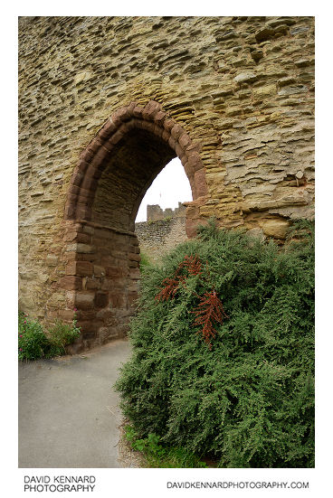 Ludlow Castle Wall Entrance