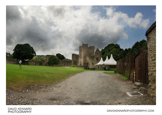 Inside Ludlow Castle