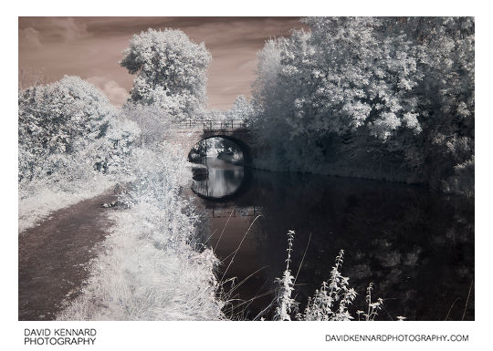 Grand Union Canal Harborough arm in infrared