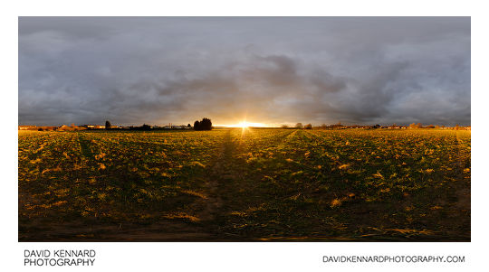 Sunset over Farndon Fields, Harborough