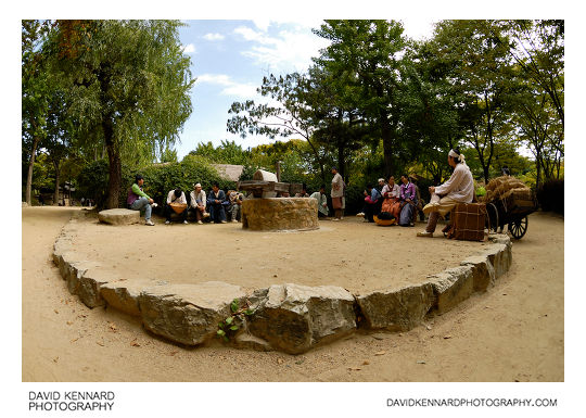 Actors at the Korean Folk Village