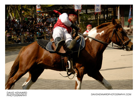 Horseback riding demonstration, Korean Folk Village