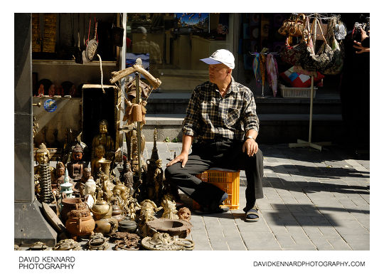 Antiques street seller, Insadong