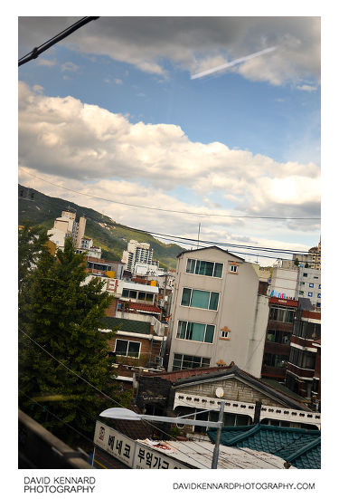 Sanggye-dong from the train