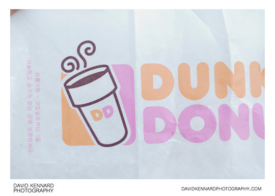 Korean Dunkin' Donuts bag