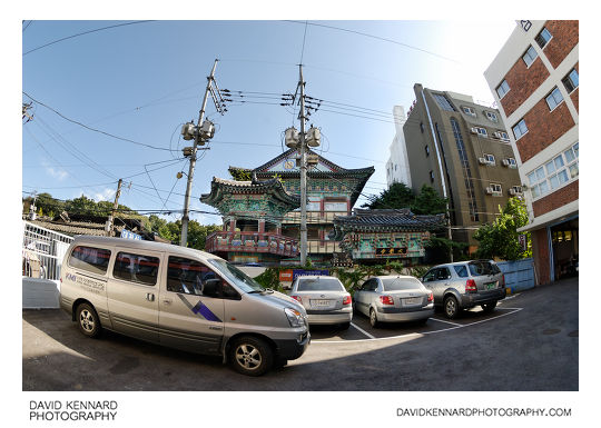 Car park and Daegaksa temple