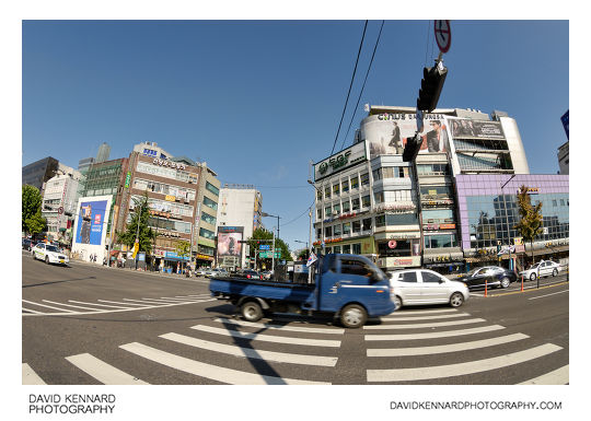 Pedestrian crossing on Jongno