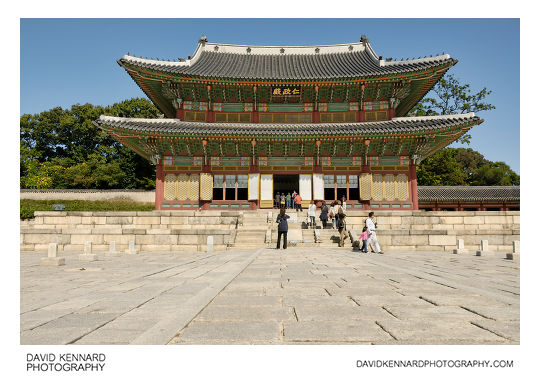 Injeongjeon throne hall, Changdeokgung palace