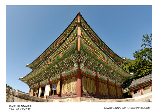 Injeongjeon throne hall, Changdeokgung palace