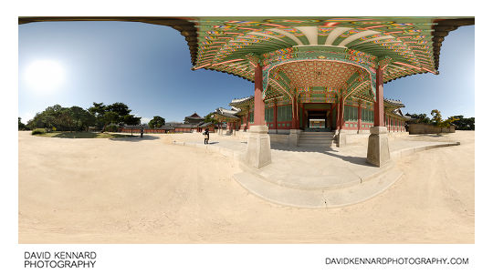 Huijeongdang front porch, Changdeokgung palace