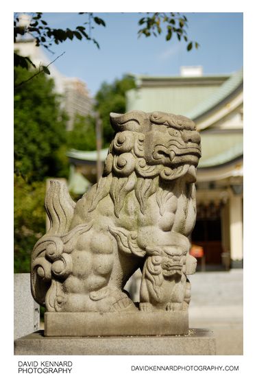 Komainu at Namba Yasaka Jinja