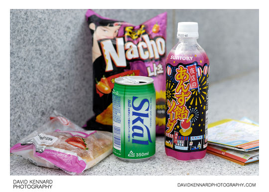 Korean snacks and Japanese sodas