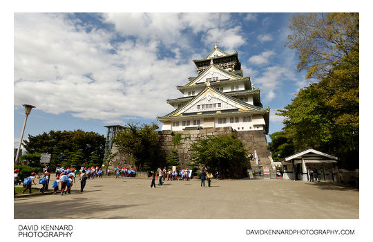 Square and Tenshukaku, Osaka Castle