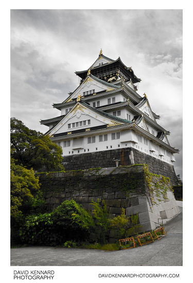 North face of Osaka Castle Tenshukaku