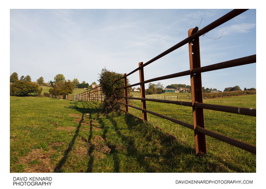 Rusty fence, Great Doddington