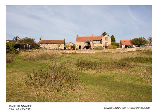 Field and houses, Great Doddington