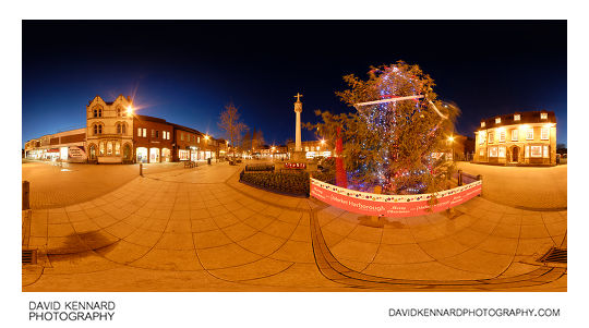 Christmas Tree in Market Harborough Square