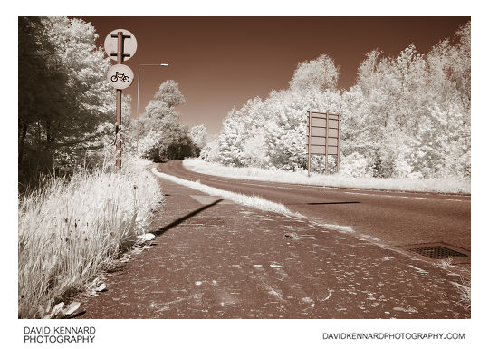 Dingley Road in Infrared