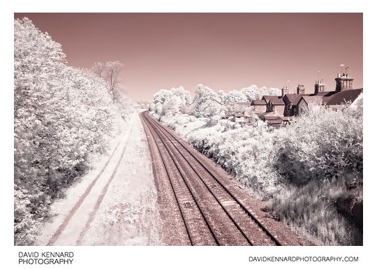 Midland Main Line Railway in Infrared