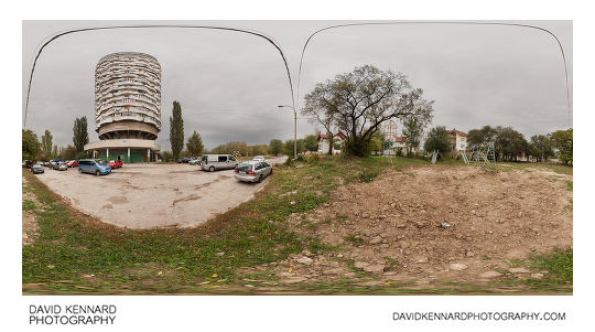 Romashka / Corncob building, Chişinău