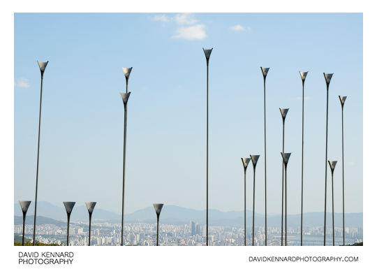 Reed of Light Garden (daytime) outside the N Seoul Tower