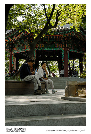 Palgak-jeong (팔각정) at the top of Namsan (남산)