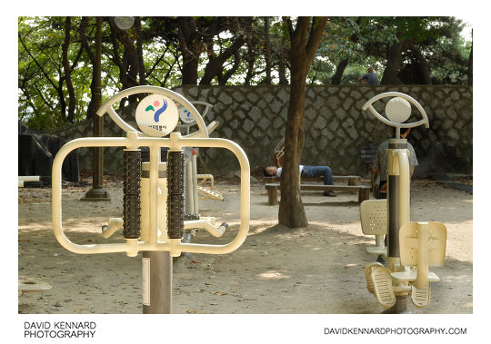 Exercise Park on Namsan (남산), Seoul, South Korea