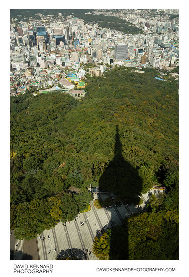N Seoul Tower Shadow