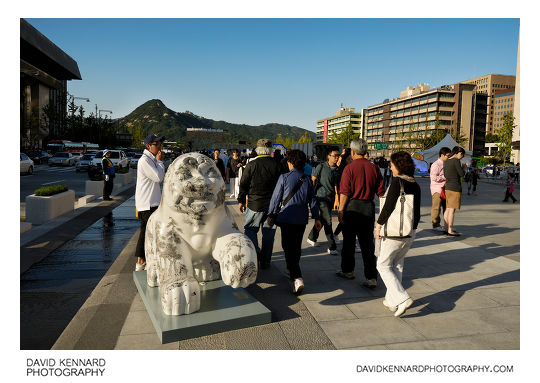 Haechi/Haetae on Gwanghwamun Plaza