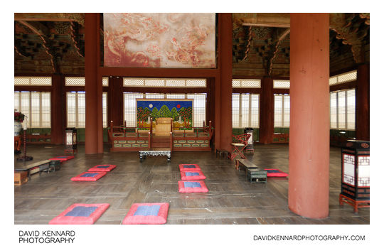 Sajeongjeon Hall Interior