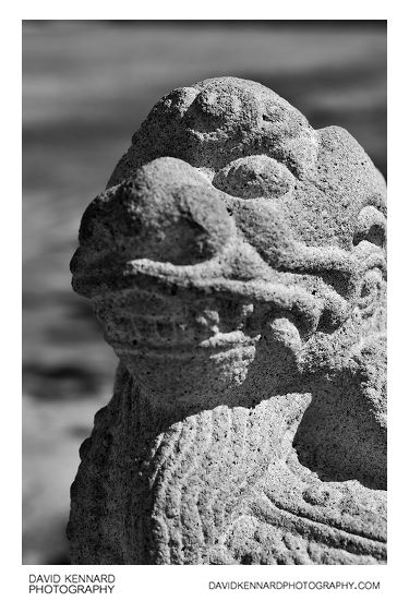 Dragon statue on Yeongjegyo Bridge