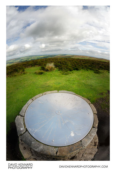 Dial at Pole Bank, Long Mynd, Shropshire