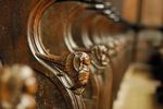 Angels carved into Choir Stands