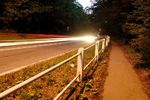 Lubenham hill road at night