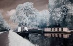 Narrowboats in infrared