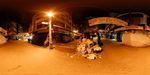 Empty Namdaemun Market at night