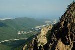 View towards Sokcho from the Sorak Cable Car