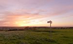 Sunset over East Farndon hill