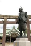 Toyotomi Hideyoshi statue at Hokoku Shrine, Osaka