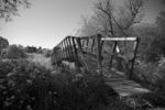 Wooden footbridge, Castor