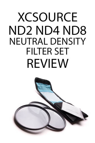 XCSource ND2 ND4 ND8 Neutral Density Filter Set Review