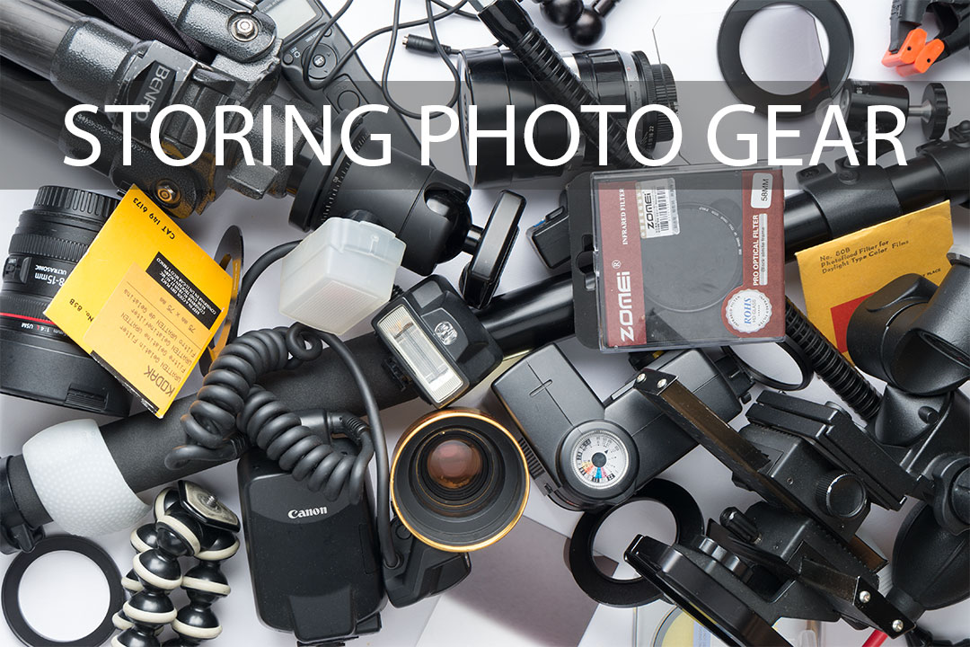 Storing and organising photography gear / equipment